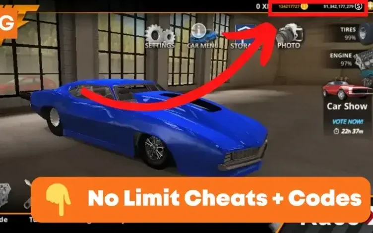 No Limit Drag Racing 2 Cheats and Codes in 2023